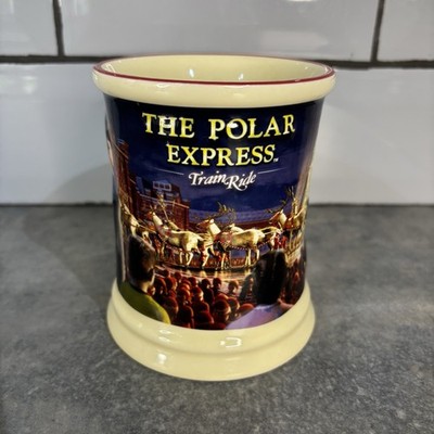 The Polar Express Train Ride Weihnachtstasse Tasse Warner Bros Sammlerstück sehr guter Zustand Geschenk