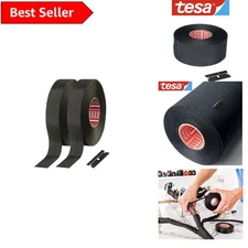 Advanced Tesa High Heat Tape - 2 Pack for Reliable Wire Protection and Dampening