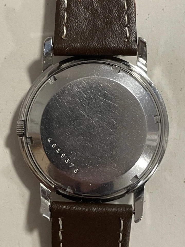 ETERNA-MATIC Automatic Men's Swiss Watch Brown Leather - Image 4 of 4