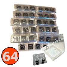 64x Magnet Ohrringe Set Strass Ohrstecker  Posten Restposten