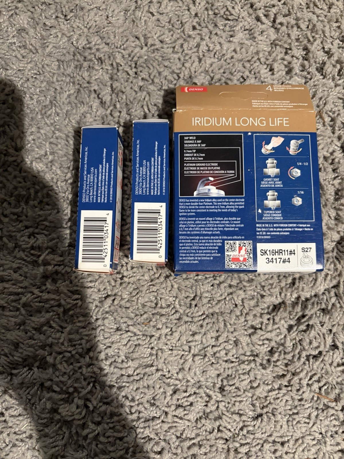 Denso Iridium Sparkplugs 6 Count