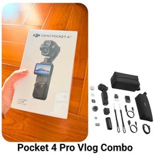 DJI Osmo Pocket 4 Pro 4P Vlog Combo 3x Optical Zoom Gimbal Camera Kit