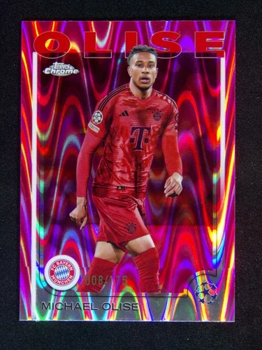 Michael Olise 2024 Topps Chrome Michael Olise #81 Pink