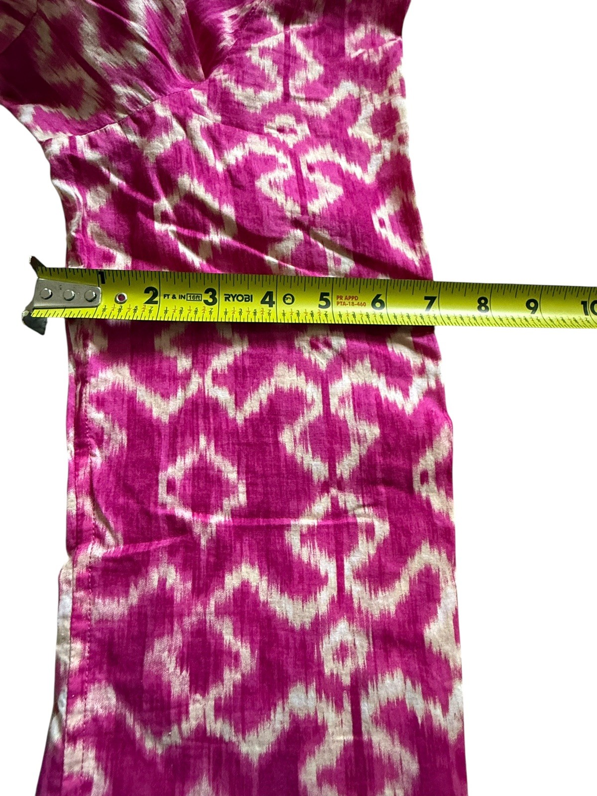 Michael Kors Womens Pink Aztec Button Front Feminine Top Size XL thumbnail 4