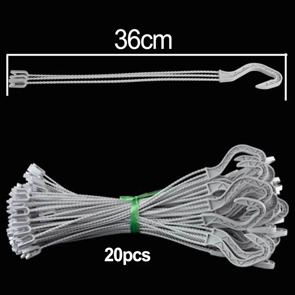 Tough Flowerpot Hook Potted U-shaped Hanger Clip With 3 Uprights Baskets