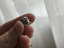 Retired Pandora My Unforgettable Moment Jewelry Box Charm - 14k Gold & Sterling