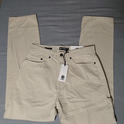 Element - Men's Size 30W - Skateboard Chino Pants - Stone - MSRP $46