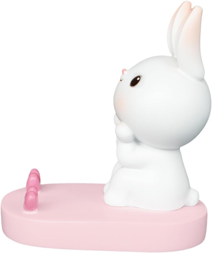 Joli Support de Téléphone Lapin pour Bureau, Support de Téléphone Portable Lapin Dessin Animé Compatible avec - Photo 2 sur 12