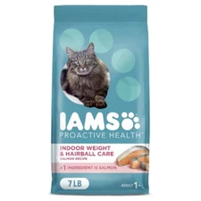 IAMS Proactive Health Weight Control and Hairball Care Salmon Flavor Indoor Dry 