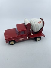 Vtg 60s TONKA Cement Mixer JEEP Pressed Steel Toy Truck Articulate USA Made