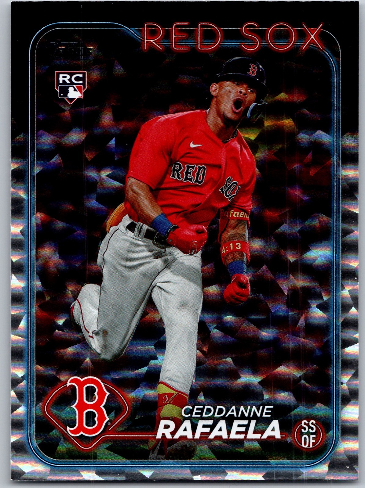 2024 Topps - Ceddanne Rafaela #313 Cracked Foilboard (RC)