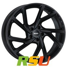 MAK Kassel gloss black 7.5x17" ET33 LK5 110 ML 65.1 Alufelgen 17 Zoll