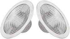 Drain Hair Catcher,Mesh Metal Sink Strainer Set of 2,Fits for Bathroom Bathtu...