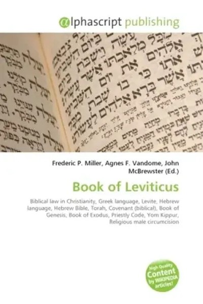 Frederic P. Miller (U. A.) | Book Of Leviticus | Taschenbuch | Englisch (2026)-image