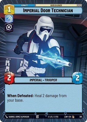 x3 Imperial Door Technician - Hyperspace C Star Wars A Lawless Time M/NM