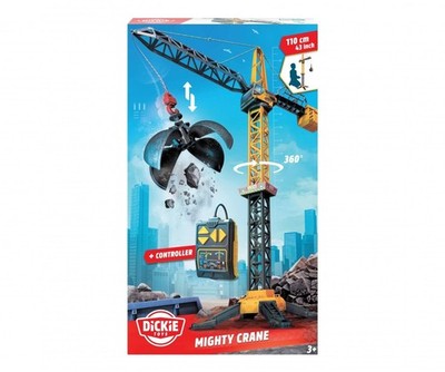 Dickie mighty crane yellow and black with remote control