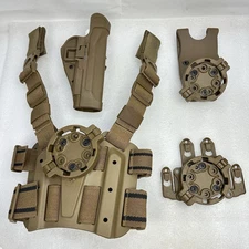 NEW BlackHawk USMC Holster & Mount System Beretta M-9 Coyote Brown Right Hand 