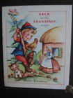 1949 vintage greeting card A.G.C.C. BIRTHDAY Jack & The Beanstalk Story Card — photo 1