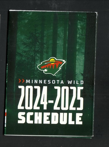 Minnesota Wild Matt Boldy 2024-25 horario de bolsillo