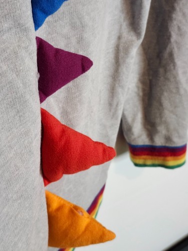 Vintage Y2K Sweater Youth Medium 8 / 10 Hoodie Sweatshirt Zipper (U809) - Picture 7 of 8