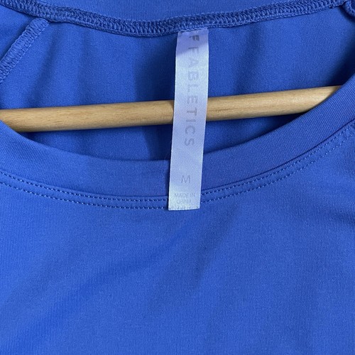 Fabletics Cashel II Top Periwinkle Blau Verstellbar Rüschen Langarm Damen M - Bild 4 von 8