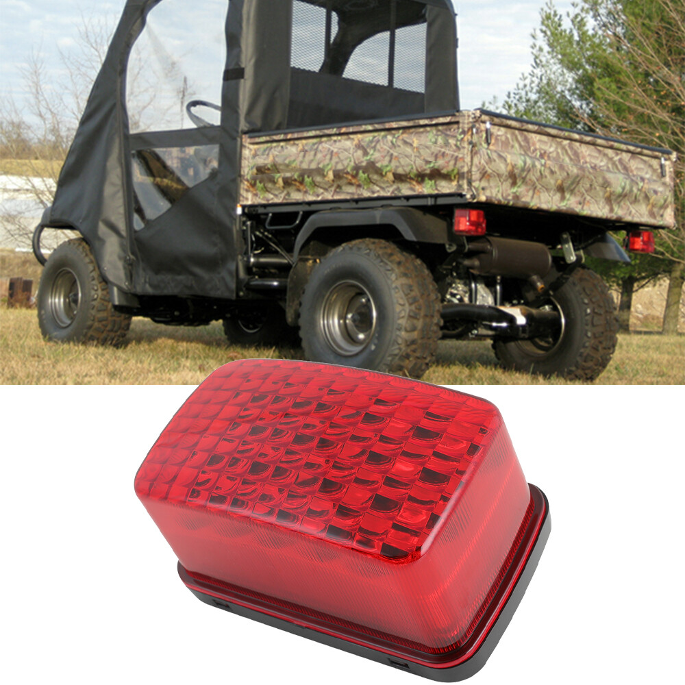 For Kawasaki Mule 610 600 550 520 ATV LED Red Lens Brake Running