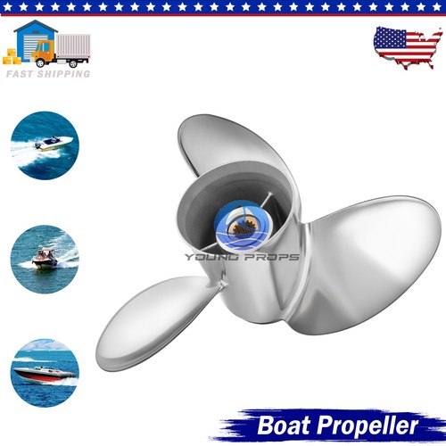 14 3/4x19 Stainless Steel Outboard Propeller for Volvo Penta SX Drive 19 Spline