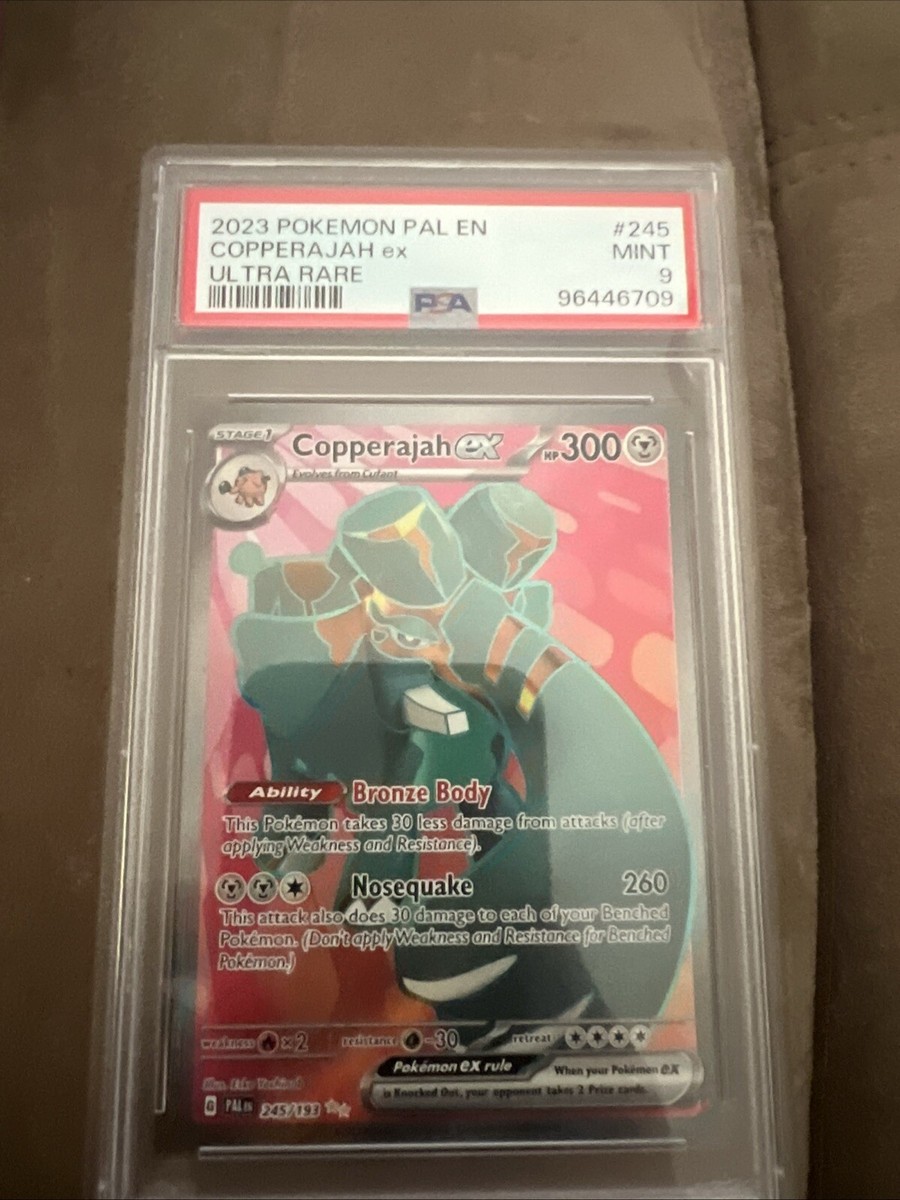 copperajah ex pokemon card value 2023 Pokemon Paldea Evolved EN Ultra Rare #245 Copperajah Ex PSA 9 MINT