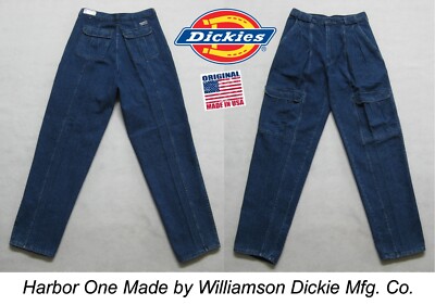 NEW VINTAGE RETRO 1980's DICKIES HARBOR ONE JEANS PANTS BMX SKATER