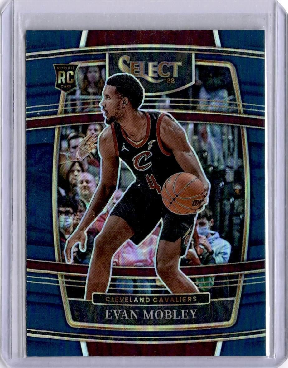 Evan Mobley 2021-22 Panini Select Rookie Concourse Silver Prizm RC #5