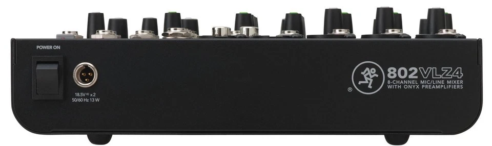 Mackie 802VLZ4 Mixer 8-channel Compact Analog Low-Noise w/ 3 ONYX Preamps - Image 4 of 4