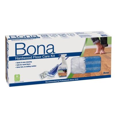 Bona Hardwood Floor Care System Microfiber Cleaning Pad Metal Handle Washable