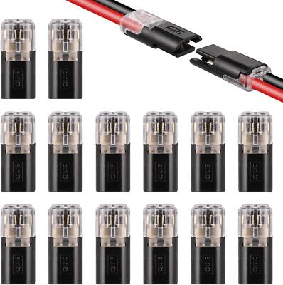 Niederspannungs-Drahtverbinder, 2-polige elektrische Steckverbinder Kompaktdrahtklemmen,