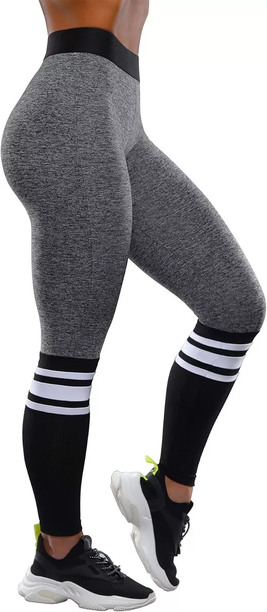 Bombshell Sportswear OG Dark Grey Sock Leggings Womens Size S Fitness/ Activewear