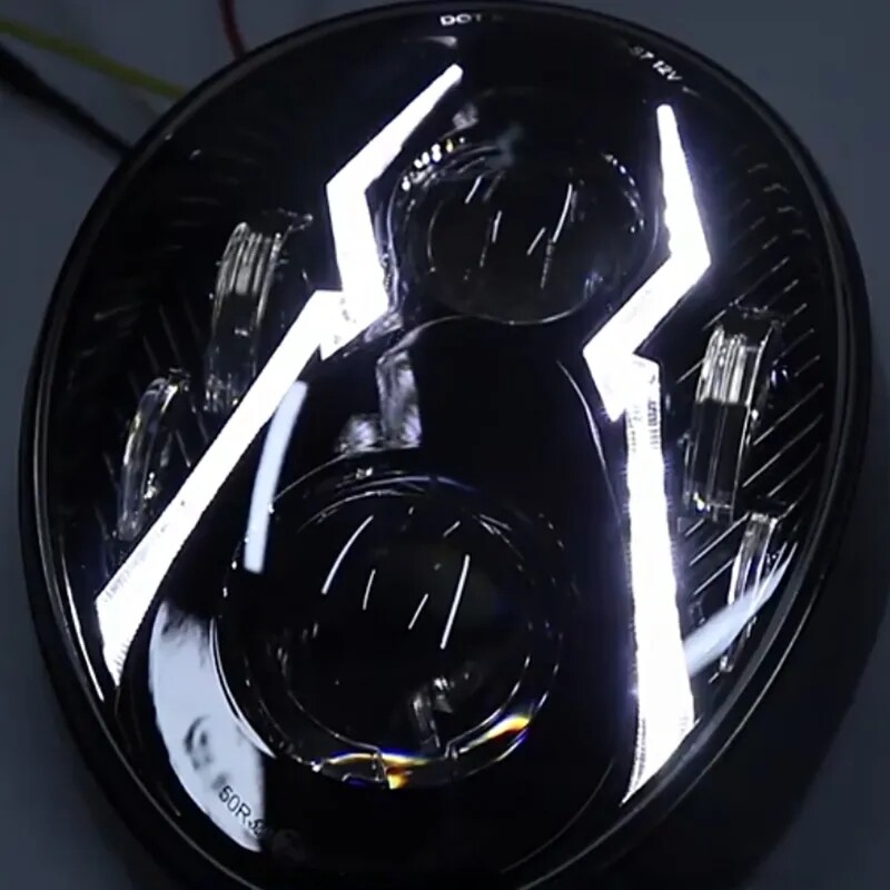 LED Headlight Front DRL Running Light For Harley Davidson BREAKOUT