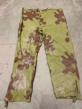 WWII SOVIET RUSSIA AMEBA SPRING CAMO FIELD TROUSERS PANTS-SIZE MEDIUM (30-36)
