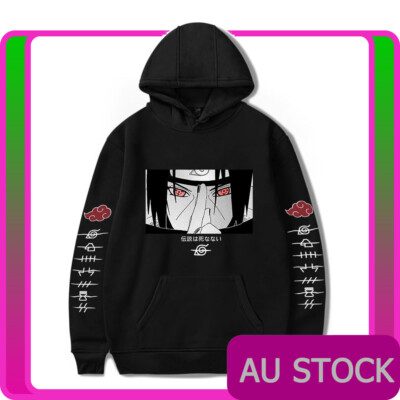 Uchiha Itachi Hoodie Naruto Anime Mens Womens Sweater Sweatshirt Pullover Jumper