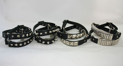 STIEFELRIEMEN AUS ECHTEM LEDER (SCHWARZ) *4 STILE* GOTHIC/PUNK MODE