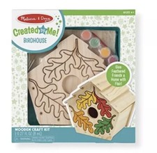 Melissa  Doug Build-Your-Own Wooden Birdhouse Craft Kit
