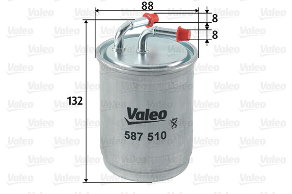 Valeo 587510 Kraftstofffilter FüR Audi, Seat, Skoda, VW-image