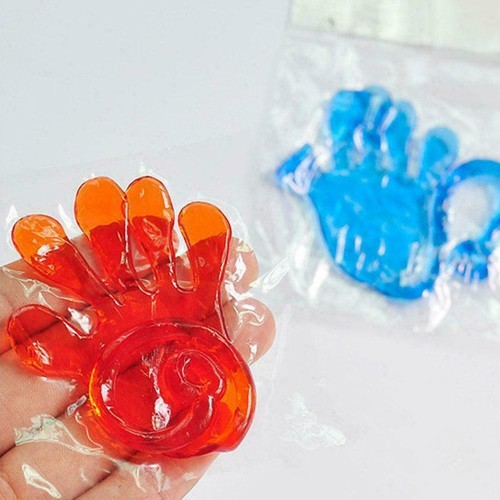 1X Dehnbare Klebrige Hands Palm Toy Kinder Weihnachtsgeburtstagsfeier~ - Picture 8 of 12
