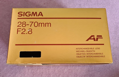 SIGMA 28-70mm KARTON   BOX    ''LEER''