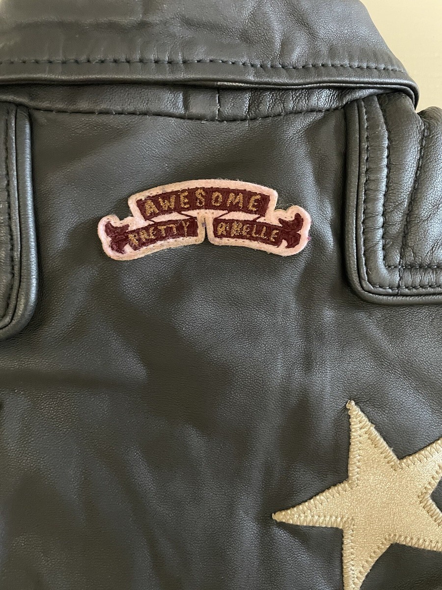 Scotch & Soda Authentic Star Leather Jacket Adult XS or Scotch & Soda Authentic Star Leather Jacket Adult XS or