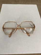 VTG New Oversized Liz Taylor Silhouette Pink & Gold Plastic Glasses 60-11-130