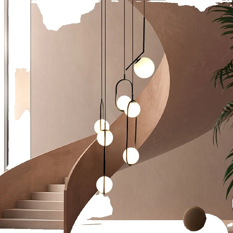 Glass Matte Chandeliers & Ceiling Fixtures