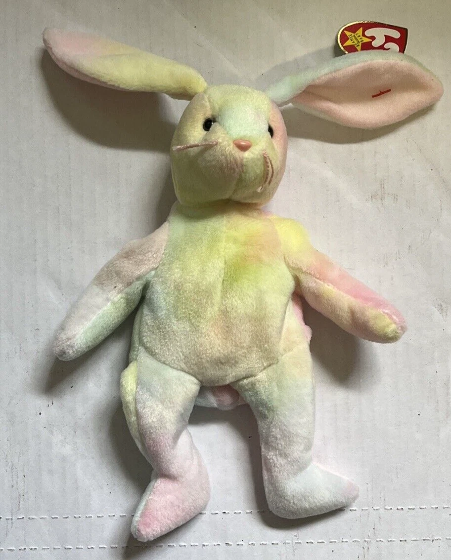 Easter bunny top beanie babies