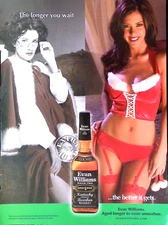 Evan Williams Whiskey 2007 Print Ad Kentucky Bourbon Whiskey Extra Aged 8x11