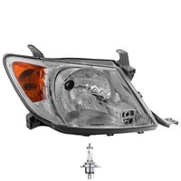 Halogen Scheinwerfer Rechts H4 FüR Toyota Hilux VII Pick-Up Inklusive Lampen