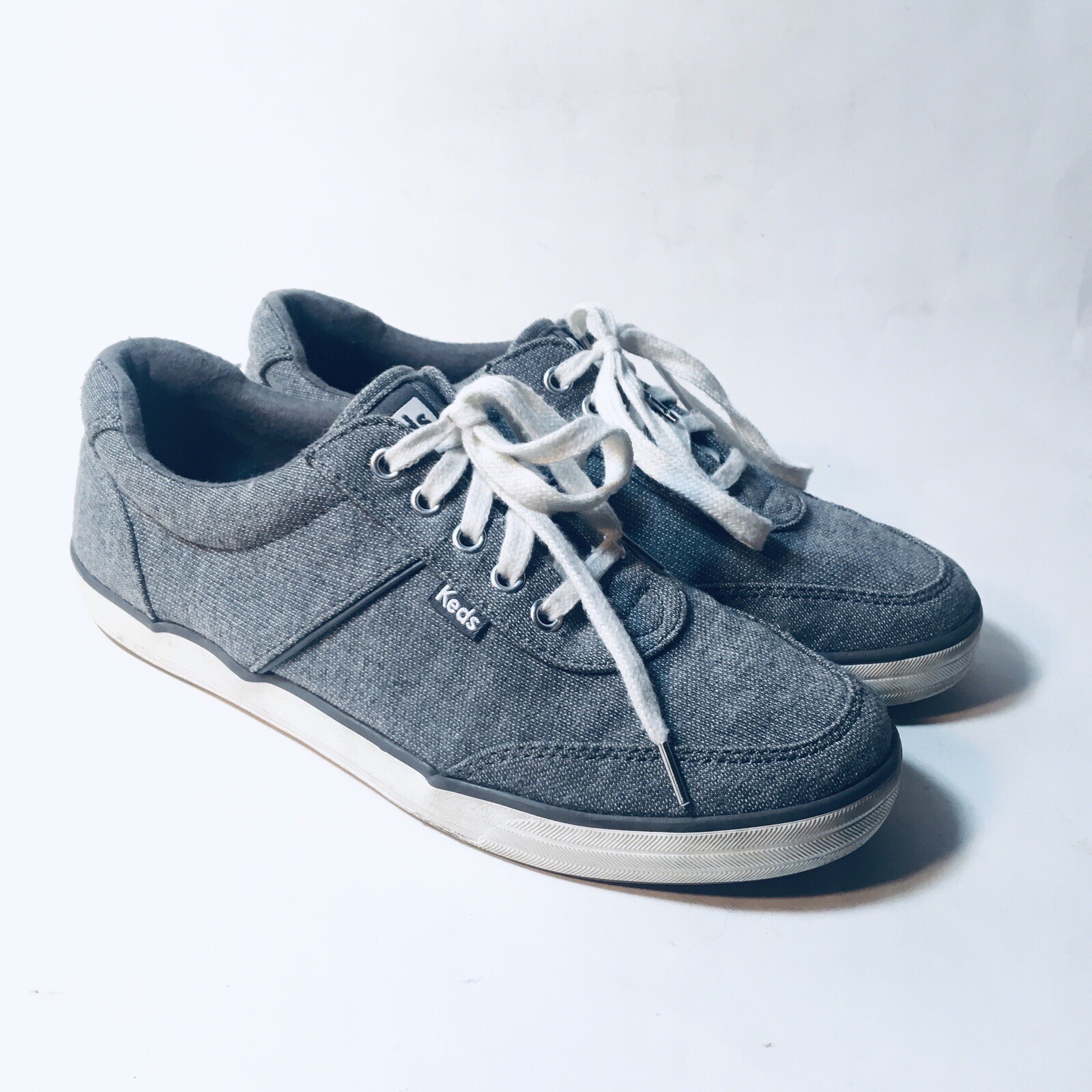 Keds Courty Core Grey Jersey Sneakers Womens Size 8 UK 5.5 EU 39 WF66274