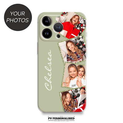 Personalisierte Handyhülle Foto Silikon Cover für iPhone 11-16 Muttertag Geschenk